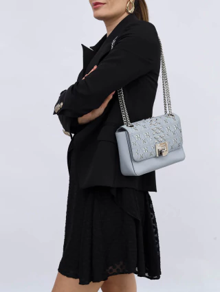 Bolsa Michael Kors Tina Stud Azul