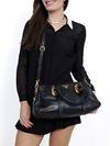 Bolsa Prada Tessuto Trimmed Satchel na internet