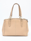 Bolsa Coach Tote Bege Leather - Paris Brechó