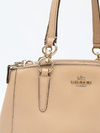 Bolsa Coach Tote Bege Leather