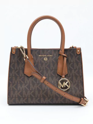 Bolsa Michael Kors JetSet Monograma Ebano
