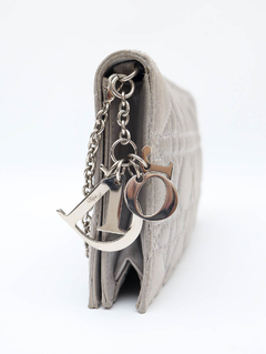 Imagem do Clutch Christian Dior Cannage Gray