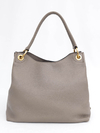 Bolsa Prada Logo Hobo Leather - Paris Brechó