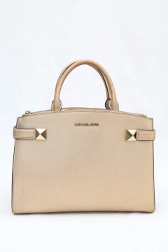 Bolsa Michael Kors Karla Gold na internet