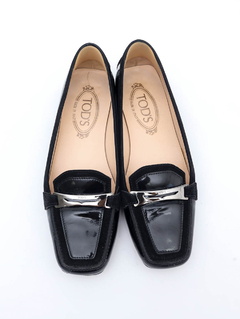 Sapato Tod's Verniz Preto na internet