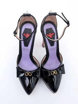 Sandália Gucci Crystal GG Bow - comprar online