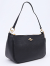 Bolsa Coach Leather Black Crossbody - Paris Brechó