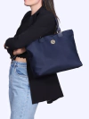 Bolsa Tory Burch Nylon Blue Tote na internet