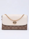 Bolsa Coach Turnlock Signature Chain