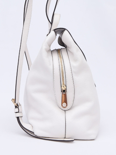 Mochila Michael Kors White Leather - loja online