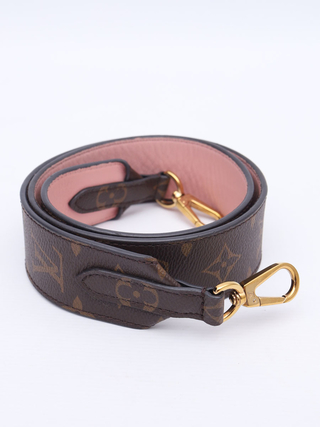 Alça Louis Vuitton Bandoulière Monograma Rose Poudre