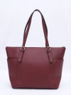 Bolsa Michael Kors Jet Set Bordo Leather Tote - Paris Brechó