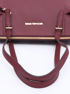 Bolsa Michael Kors Jet Set Bordo Leather Tote - comprar online