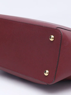 Bolsa Michael Kors Jet Set Bordo Leather Tote