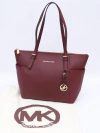Imagem do Bolsa Michael Kors Jet Set Bordo Leather Tote