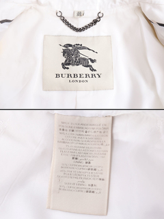 Trench Coat Burberry Branco Tamanho 44 BRA. na internet