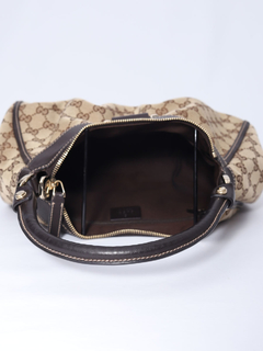 Bolsa Gucci Beige/Ebene GG Canvas Abbey Hobo na internet
