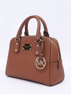 Bolsa Michael Kors Mini Jet Set Brown Leather - loja online