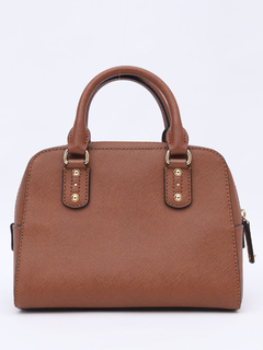 Bolsa Michael Kors Mini Jet Set Brown Leather - Paris Brechó