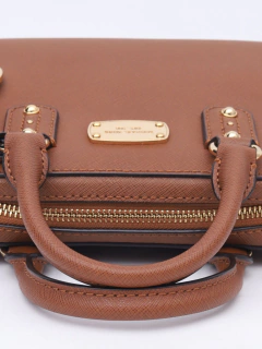 Bolsa Michael Kors Mini Jet Set Brown Leather - comprar online
