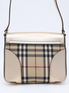 Bolsa Burberry Horseferry Check Small Dickens Crossbody - Paris Brechó