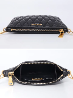 Bolsa Miu Miu Couro Matelassê Preta na internet