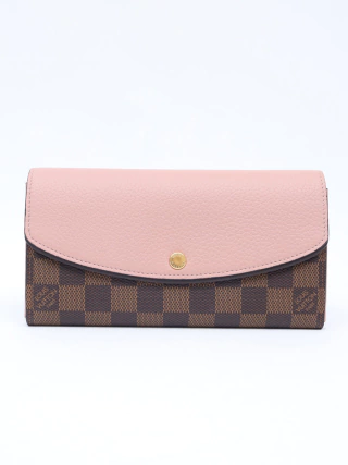 Carteira Louis Vuitton Pink Damier Normandy
