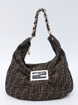 Bolsa Fendi Mia Hobo Tobacco Zucca