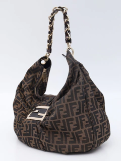 Bolsa Fendi Mia Hobo Tobacco Zucca - Paris Brechó