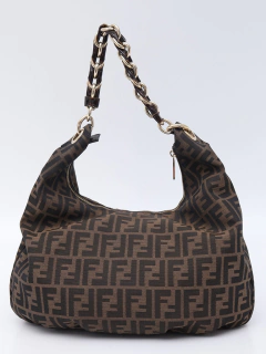 Bolsa Fendi Mia Hobo Tobacco Zucca - loja online