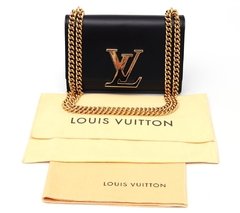 Bolsa Louis Vuitton Louise Black Calfskin Chain - comprar online