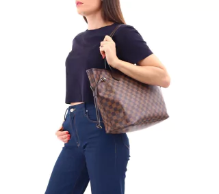 Bolsa Louis Vuitton Neverfull MM Damier Ébène - comprar online