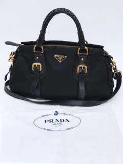 Bolsa Prada Nylon Tessuto Black