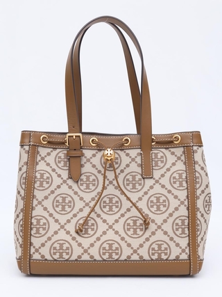 Bolsa Tory Burch Tote T Monogram Jacquard