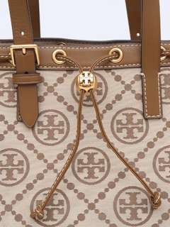 Bolsa Tory Burch Tote T Monogram Jacquard - Paris Brechó