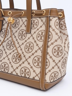 Bolsa Tory Burch Tote T Monogram Jacquard - Paris Brechó