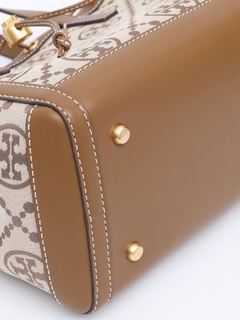 Bolsa Tory Burch Tote T Monogram Jacquard