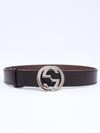 Cinto Original Gucci Interlocking Buckle na internet