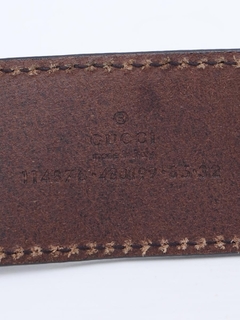 Imagem do Cinto Original Gucci Interlocking Buckle