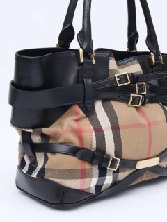 Bolsa Burberry Bridle House Check Lynher Tote na internet
