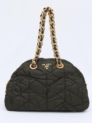 Bolsa Prada Tessuto Chain Shoulder