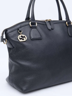 Gucci Black Large Dome Shoulder