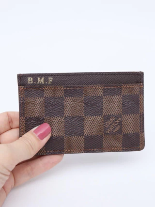 Porta-Cartões Louis Vuitton Damier Ebene - comprar online