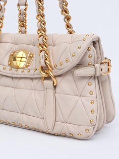 Bolsa Miu Miu Nappa Leather Shopping Pattina - loja online