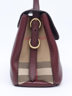 Bolsa Burberry Derby House Check - loja online