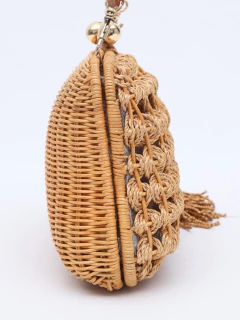 Bolsa Serpui Palha Crossbody - comprar online