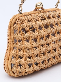 Bolsa Serpui Palha Crossbody - loja online
