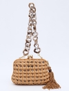 Bolsa Serpui Palha Crossbody na internet