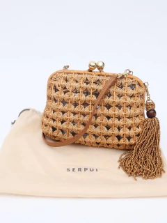 Bolsa Serpui Palha Crossbody - Paris Brechó