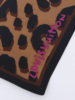 Imagem do Lenço Louis Vuitton Bandeau Leopard Print